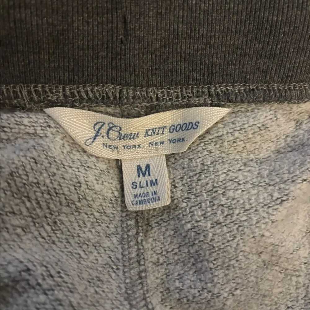 J. Crew Gray Slim Joggers